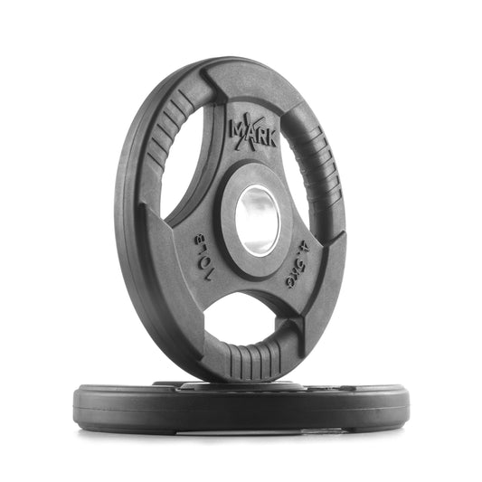 Tri-Grip Olympic Weight Plates - Easy Handling Design