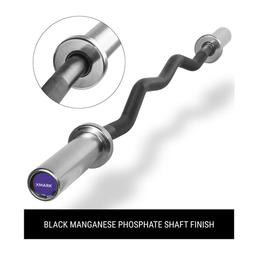 Black EZ Curl Bar - Olympic Plate Compatible