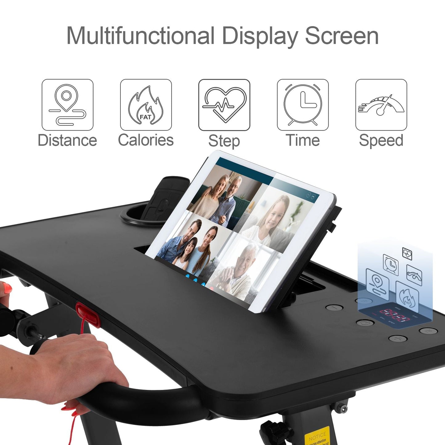 FYC Folding peloton Treadmill for Home - Slim Compact Running Machine Portable Electric Treadmill