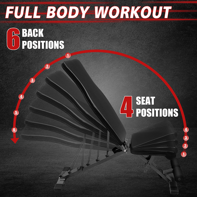 Strength Training weightlifting bench recup chair folding tilt / drop bench aerobic training abdomen arm back chest shoulder legs muscle Home / office fitness adults men and women